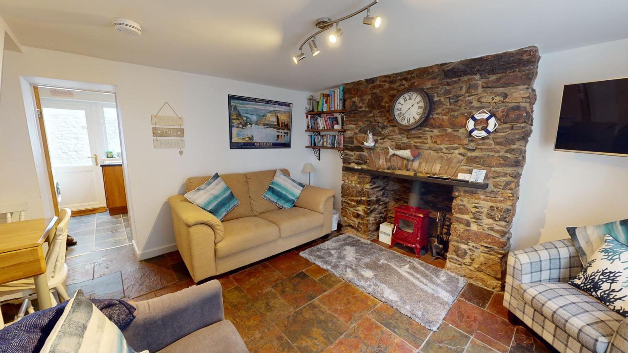 Saltys Cottage, Brixham - 2 Min Walk To The Harbour Eksteriør bilde